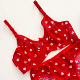 سوتین گیپوری فانتزی قرمز