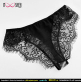 شورت فانتزی زنانه مخمل و گیپور انوشه