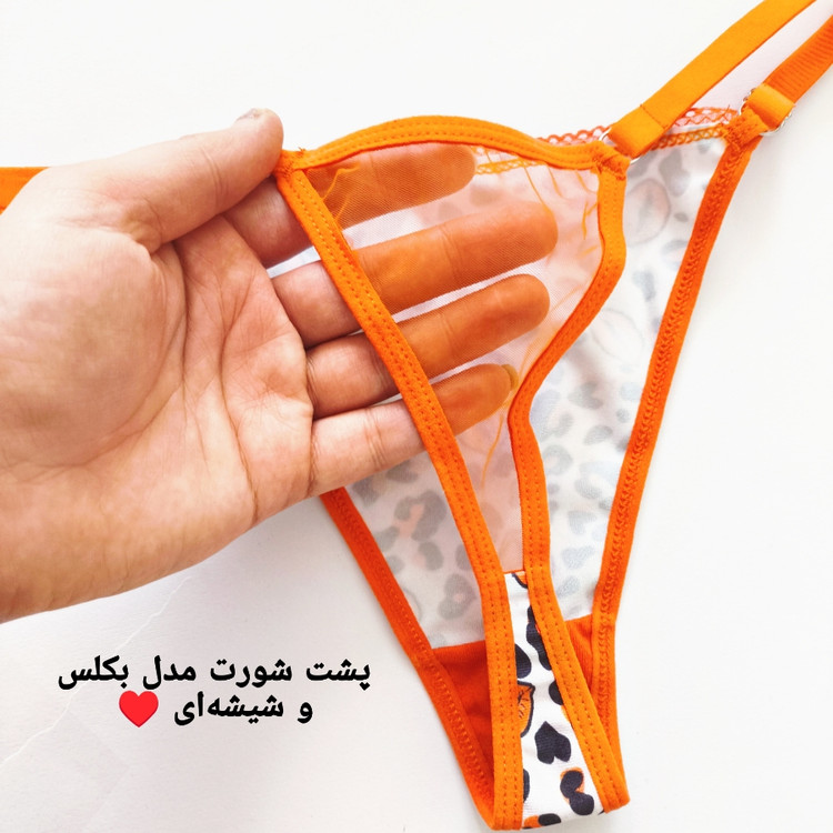 خرید آنلاین شورت و سوتین پلنگی فانتزی زنانه