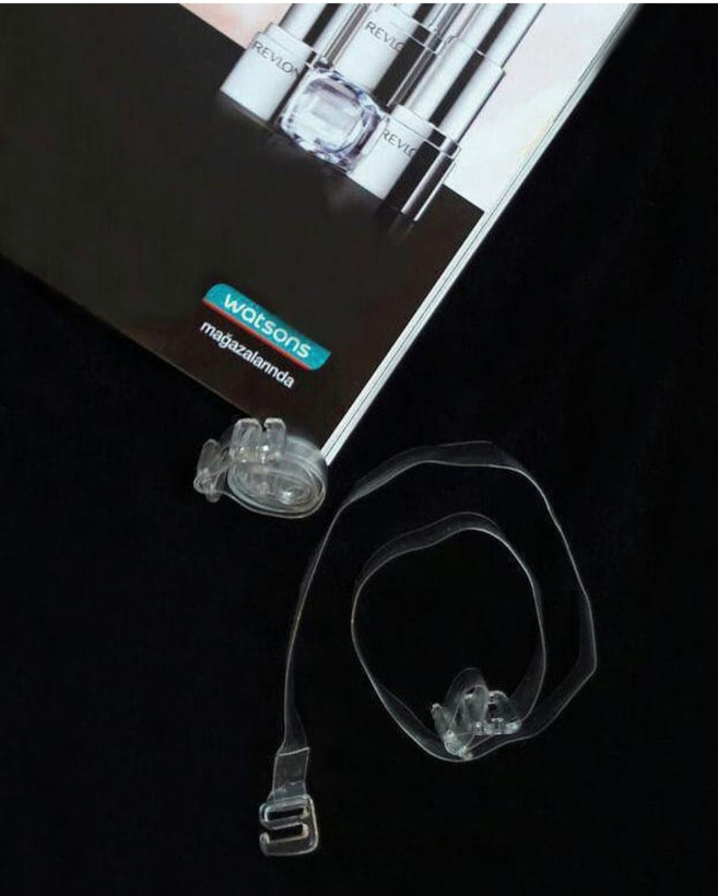 بند نامرئی سوتین با قلاب پلاستیکی و فلزی و اکسسوری