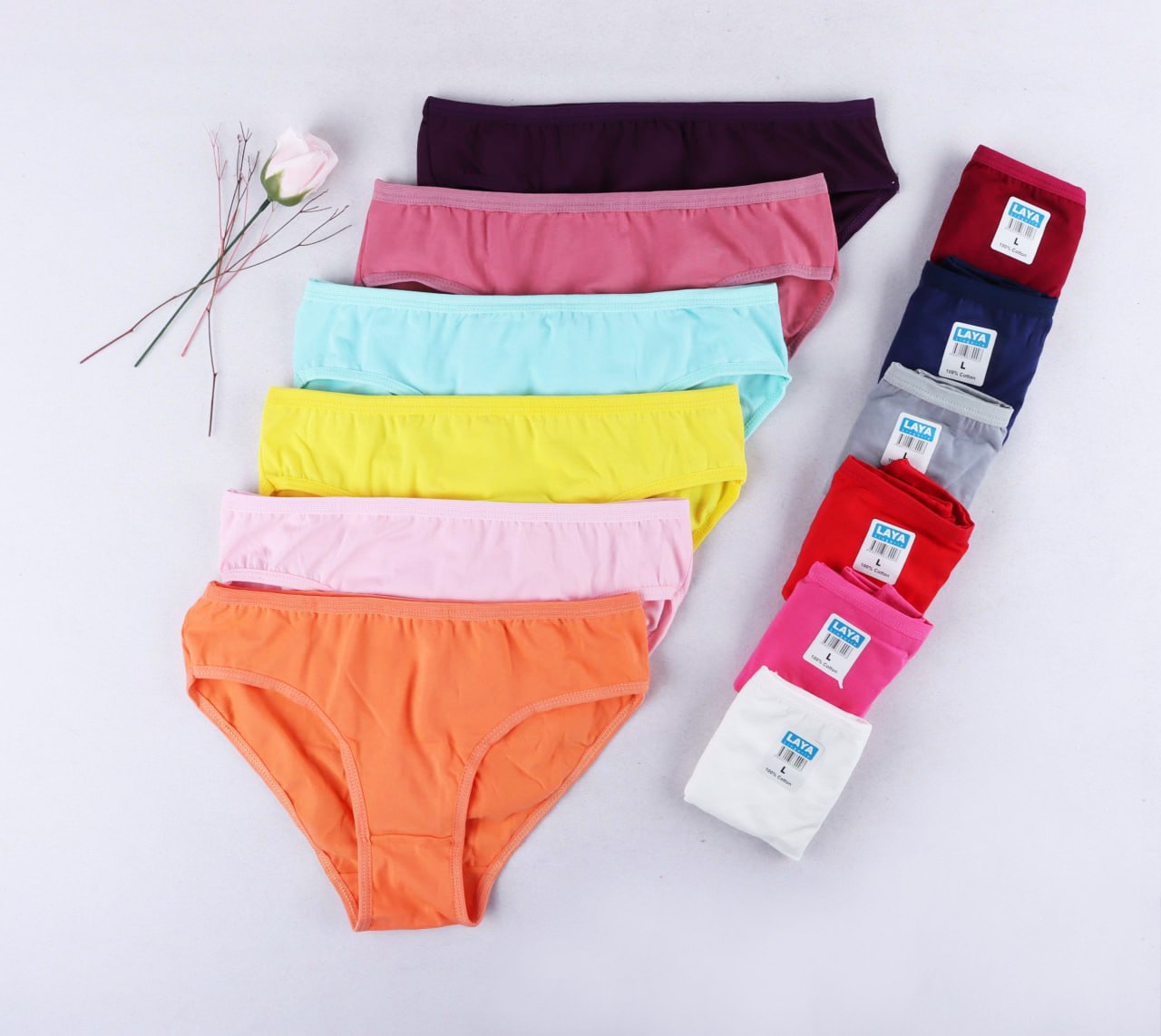 شورت نخی زنانه مدل اسلیپ طرح ساده مارک لعیا