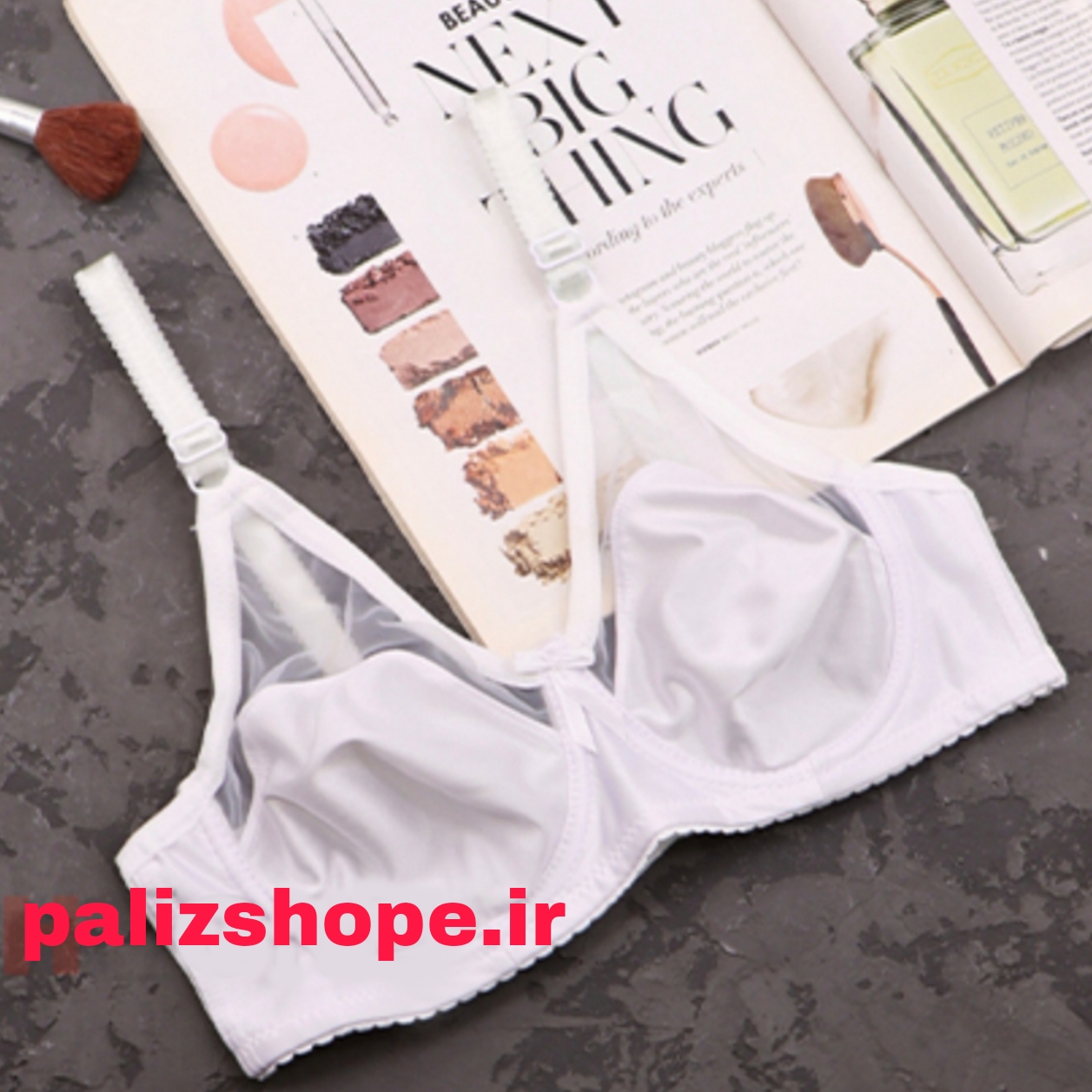 سوتین تک فنردار مینی مایزر و جمع کننده سینه پرلونی رنگ سفید