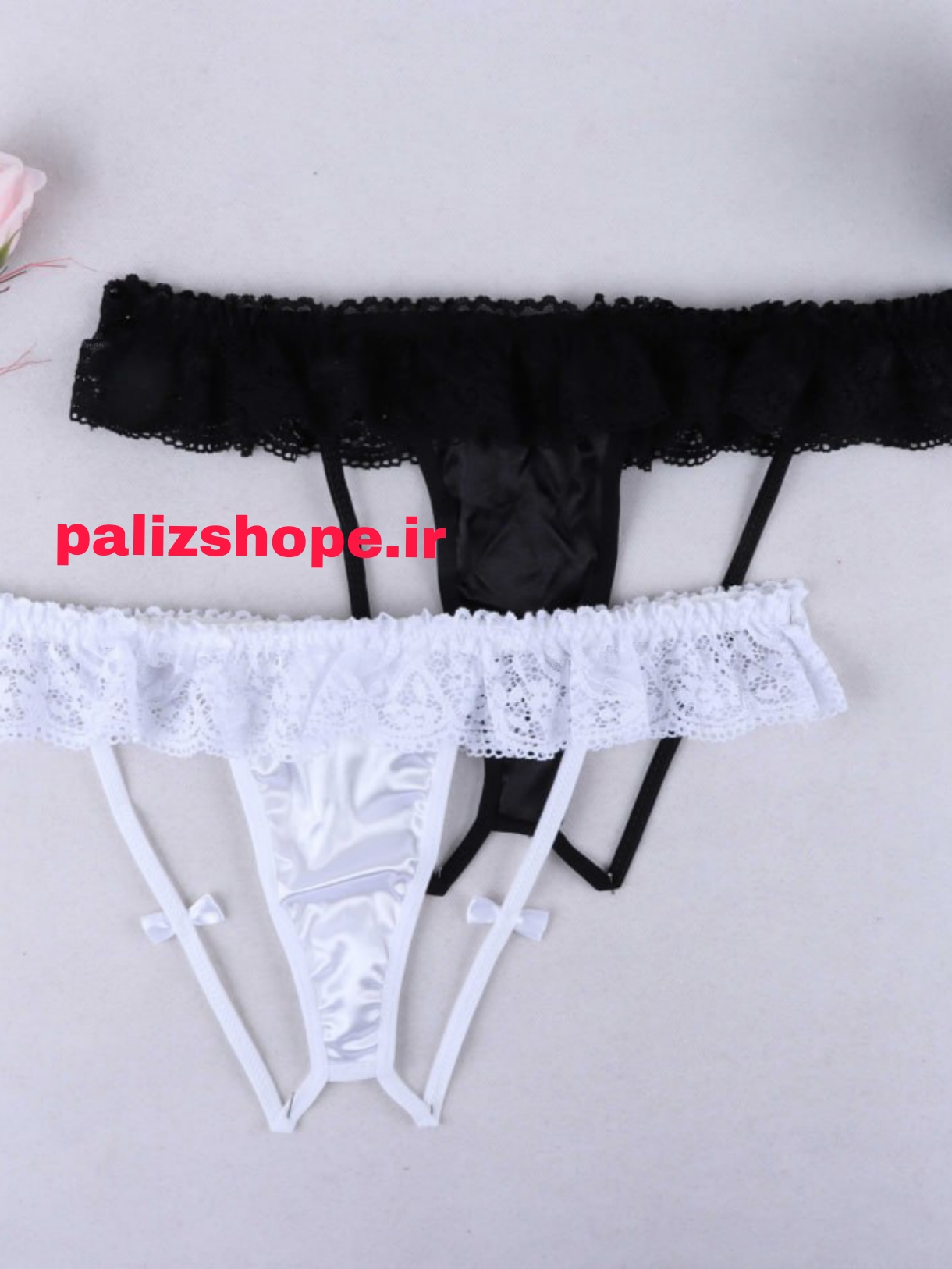 شورت فانتزی گیپوری و ساتن مدل لامبادا و دامنی