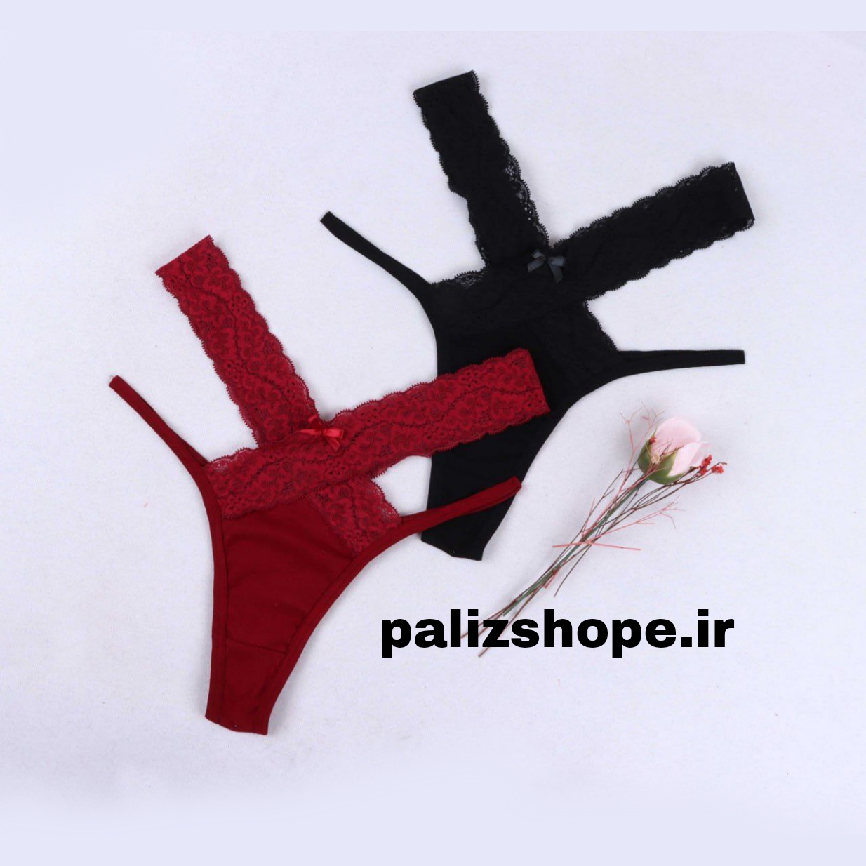 شورت فانتزی کمر دانتل مدل لامبادا