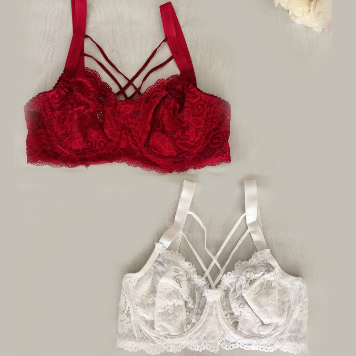 شورت و سوتین گیپوری فانتزی فنردار زنانه