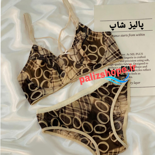 ست فانتزی شورت و سوتین زنانه گیپوری توری