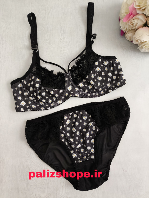 ست لباس زیر زنانه مشکی