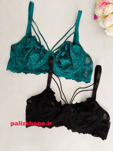 سوتین تک فنردار گیپوری مدل هارنس دار مشکی ارومیه