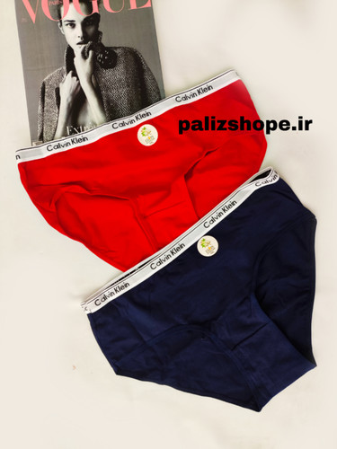 خرید پک دو عددی شورت نخی زنانه کش اسپورت calvin klein دو ایکس لارج از فروشگاه پالیز شاپ
