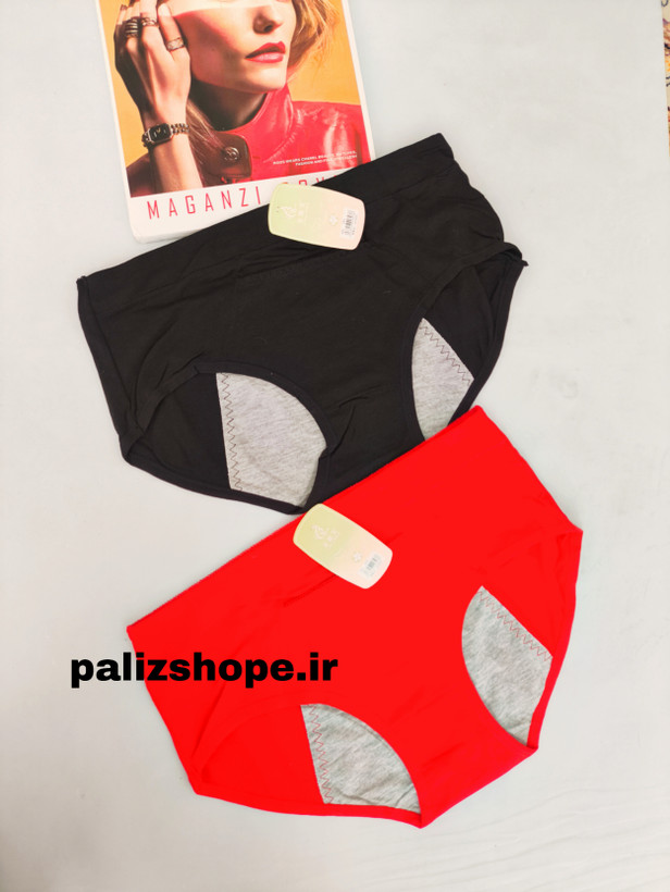 خرید شورتکس جیبدار نخی بهداشتی سایز 38 تا 44 ویژه دوران پریودی از فروشگاه پالیز شاپ