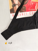 سوتین تک پرسی پرلونی زنانه بدون فنر مدل agnes رنگ مشکی